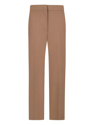 Max Mara Pegno Trousers In Brown
