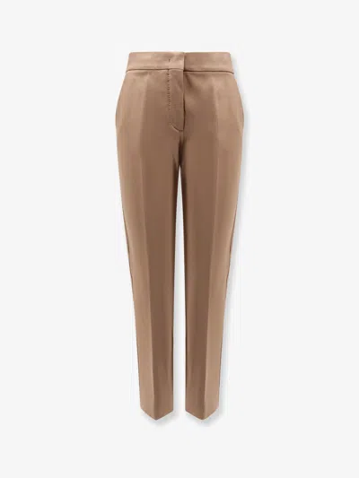MAX MARA PEGNO VISCOSE BLEND TROUSERS