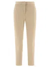 Max Mara Pegno Straight-leg Trousers In Neutral