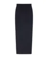 Max Mara High Waist Long Skirt In Blue