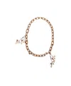 Max Mara Gold Claudia Chain Necklace In Yellow