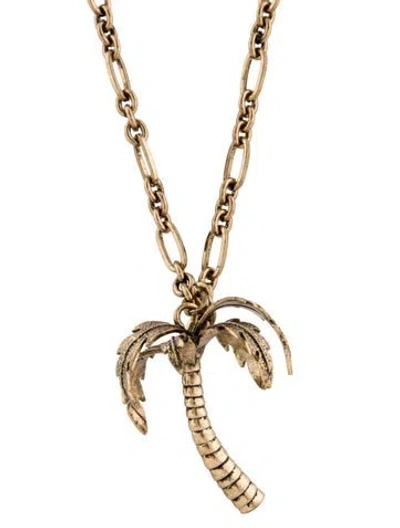 Pre-owned Max Mara Pendant Necklace, 26.5" In Multi