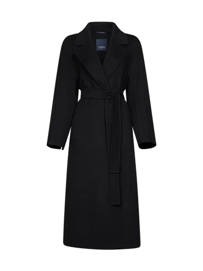 Max Mara Penelope Coat In Black