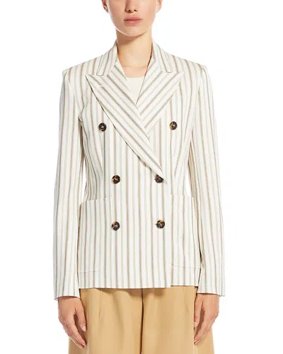 Max Mara Pensile Jacket In Sand