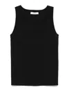Max Mara `pentola` Tank Top In Black