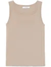 Max Mara Pentola Tank Top In Neutrals