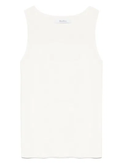Max Mara Pentola Tank Top In Neutrals