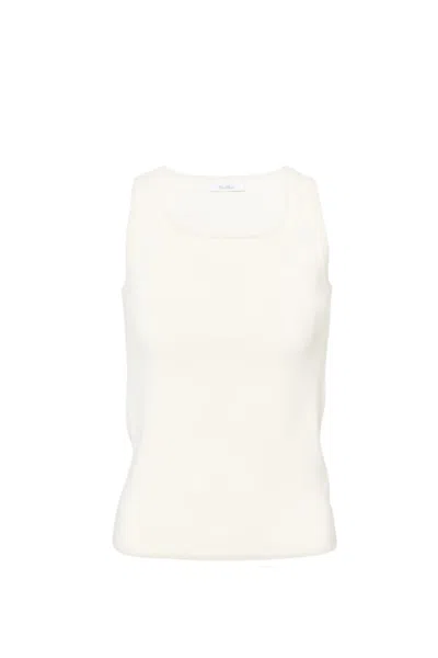 Max Mara Pentola Tank Top In Neutrals