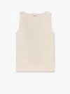 Max Mara Regular-fit Scuba Jersey Top In White