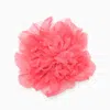 MAX MARA MAX MARA PEONY-COLOURED FLOWER BROOCH IN SILK