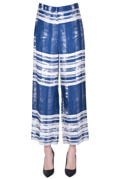 Max Mara Peplo Trousers In Blue