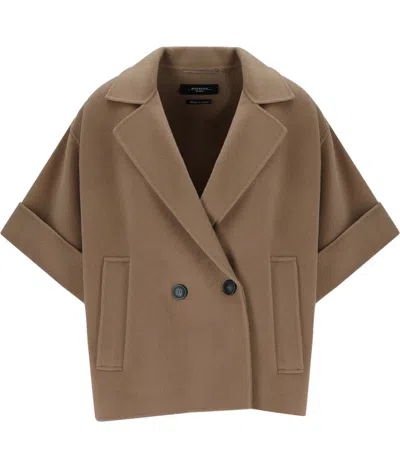 Max Mara Pera Brown Short Coat