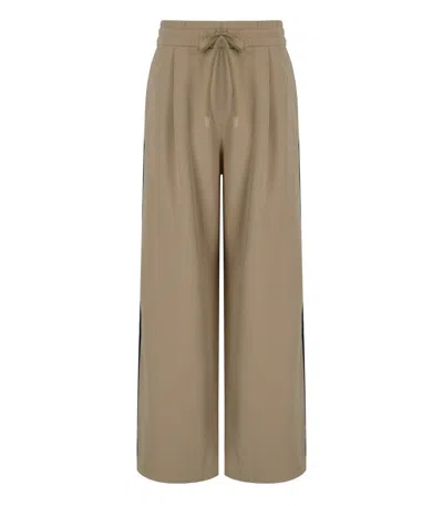 Max Mara Perdoni Beige Pants In Brown