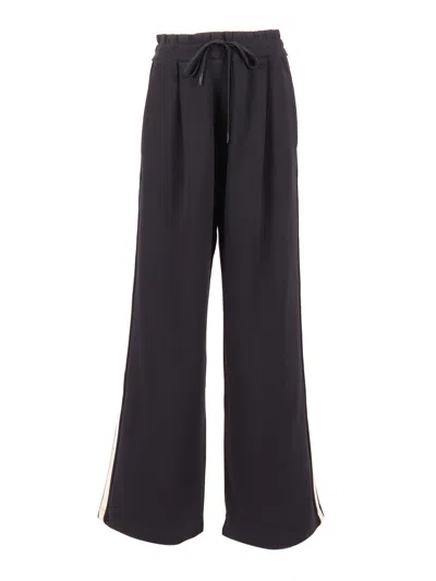Max Mara Weekend Pantalone In Jersey Perdoni In Black