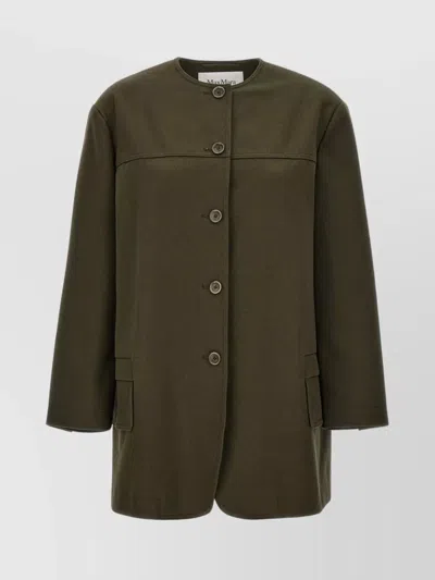 MAX MARA 'PERFORMANCE' JACKET MIDI BACK VENT