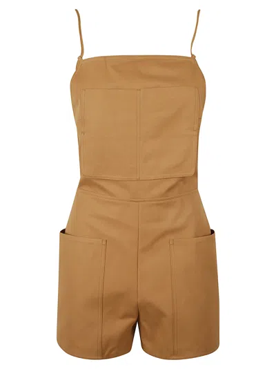 Max Mara Persia Jumpsuit In Cuoio