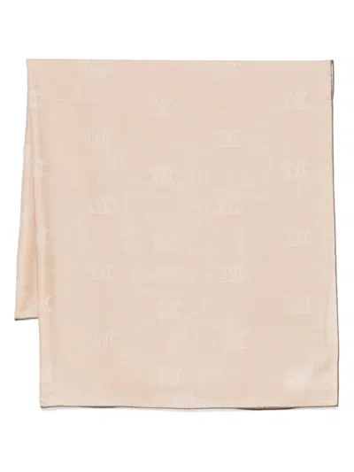 Max Mara Persia Scarf 138x138 Cm In Red