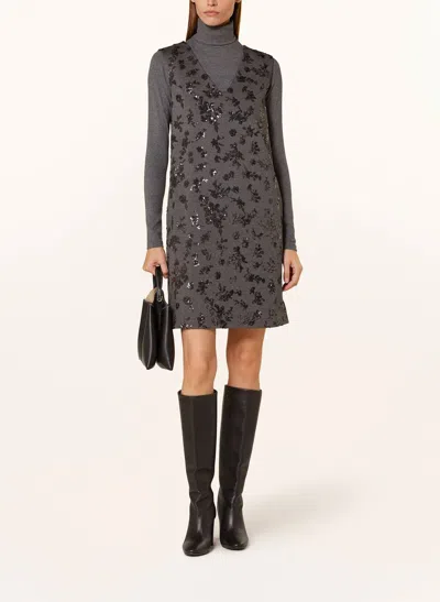 Max Mara Pesaro Dress In Grey