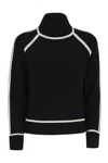 Max Mara Pescara Turtleneck Sweater In Black