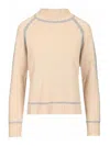 Max Mara Pescara Sweater In Wool And Cashmere In Neutral
