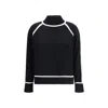 Max Mara Pescara Turtleneck Sweater In Black