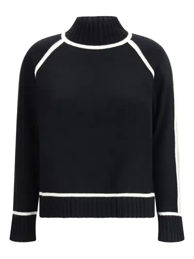 Max Mara Studio Pescara High Neck Jumper In Multi