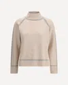 Max Mara Pescara Turtleneck Sweater In Neutral