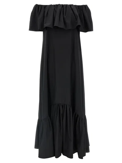 Max Mara Petali Dress In Black