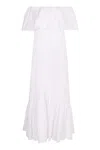 MAX MARA PETALI POPLIN MAXI DRESS