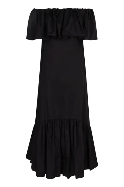 MAX MARA PETALI POPLIN MAXI DRESS