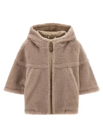Max Mara Petalo1 Cape In Neutral