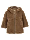 Max Mara Petalo4 Capes Brown In Brown