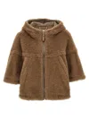 Max Mara Petalo4 Capes Brown In Brown