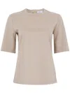 Max Mara Peter Beige Wool Sweater With Logo In Beige