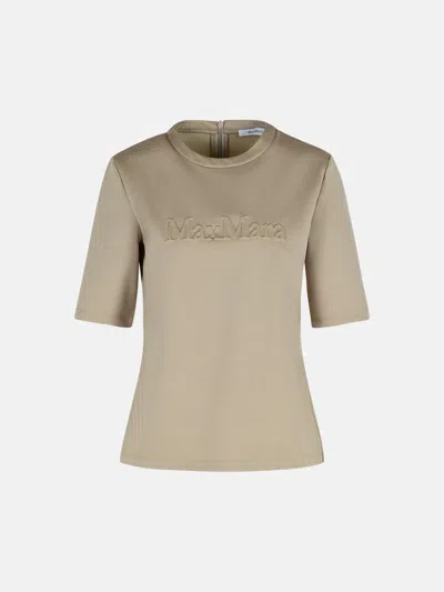 Max Mara 'peter' Beige Wool T-shirt