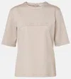 Max Mara T-shirt Peter Aus Wolle In Beige