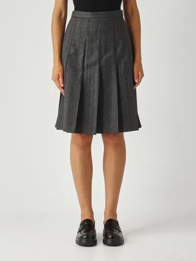 Max Mara Peter Skirt In Green