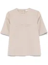 Shop Max Mara Peter T-shirt In Neutrals