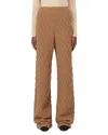 Max Mara Pevera High-rise Wool Wide-leg Pants In Brown