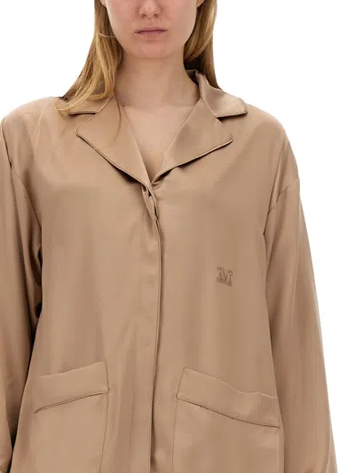 Max Mara Piano Potter Shirt In Beige