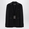 Max Mara Virgin Wool Tassel-fastened Blazer