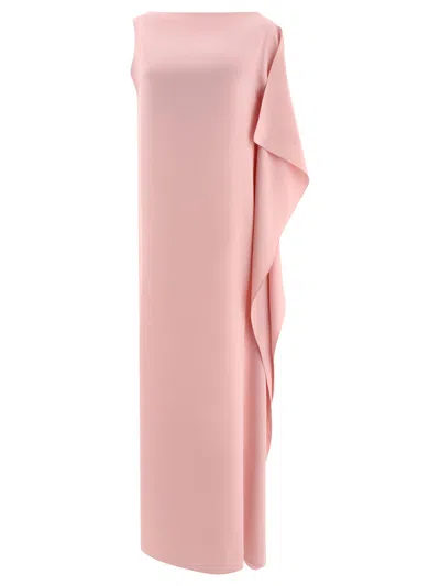 MAX MARA MAX MARA PIANOFORTE "BORA" ONE SHOULDER CRÊPE DE CHINE DRESS