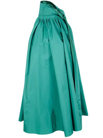 Max Mara Pianoforte Elegant Dress "beber" In Green