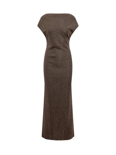 Max Mara Pianoforte Elegant Suit In Noce