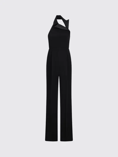 Max Mara Pianoforte Jumpsuit Woman In Black