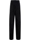 Max Mara Women Navigli Viscose Blend Trouser With Sequins