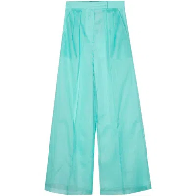 Max Mara Pianoforte Pants In Blue