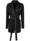 Max Mara Pau Viscose Blend Blazer With All-over Sequins