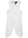 Max Mara Pianoforte "selva" Top Gilet In White
