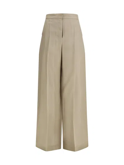 Max Mara Pianoforte Trousers In Neutral